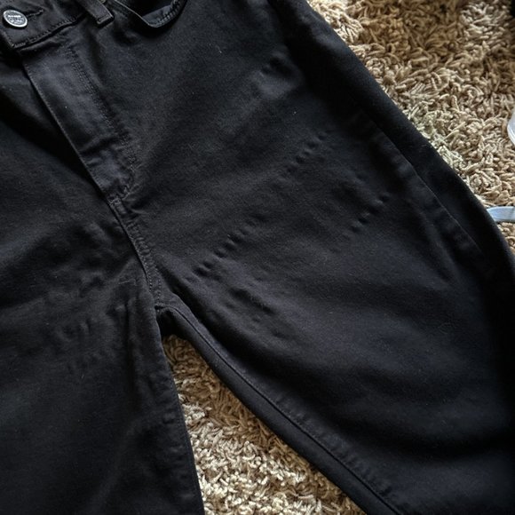 PAIGE Hoxton Skinny Women's Jeans Pants in Black Shadow Size 29 High Rise - Picture 11 of 12